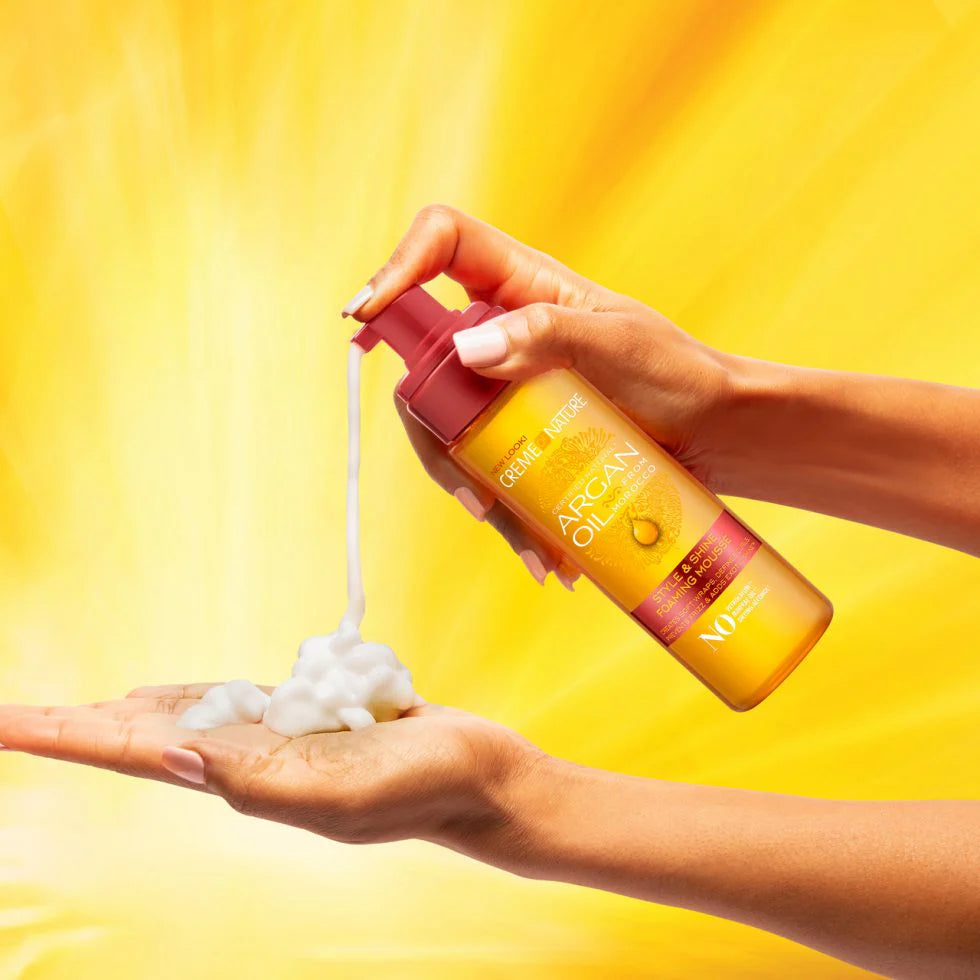 Creme Of Nature Argan Oil Styling & Shine Foaming Mousse
