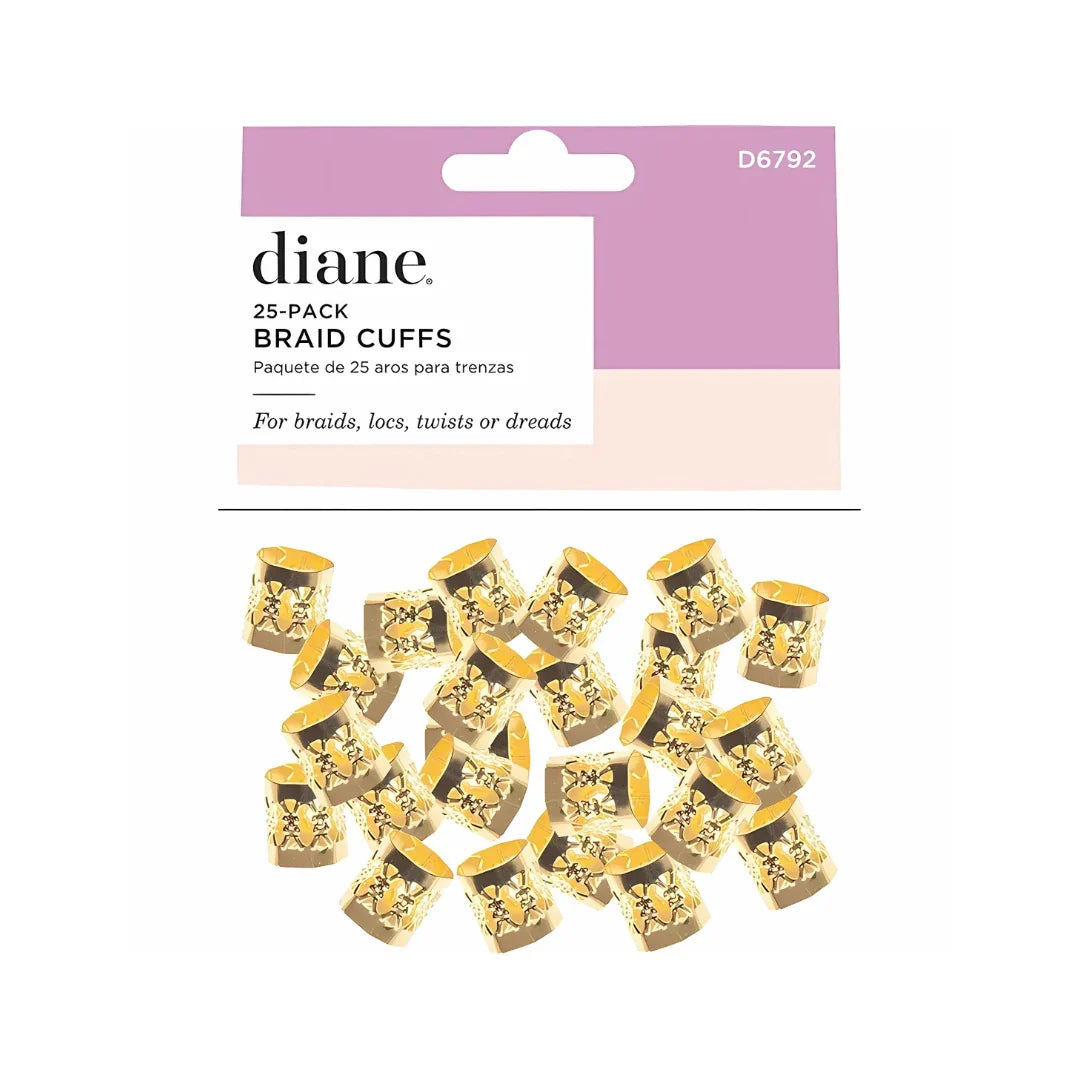 Diane 25-Pack Braid Cuffs Hair Jewelry