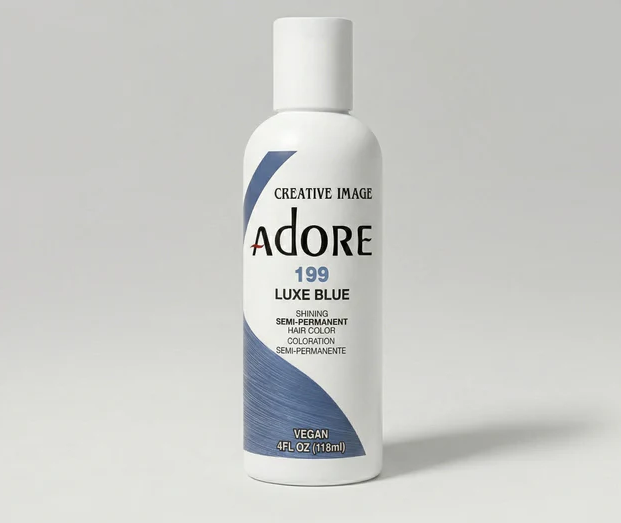 Adore Semi-Permanent Hair Color "Luxe Blue" #199 Vegan Hair Dye