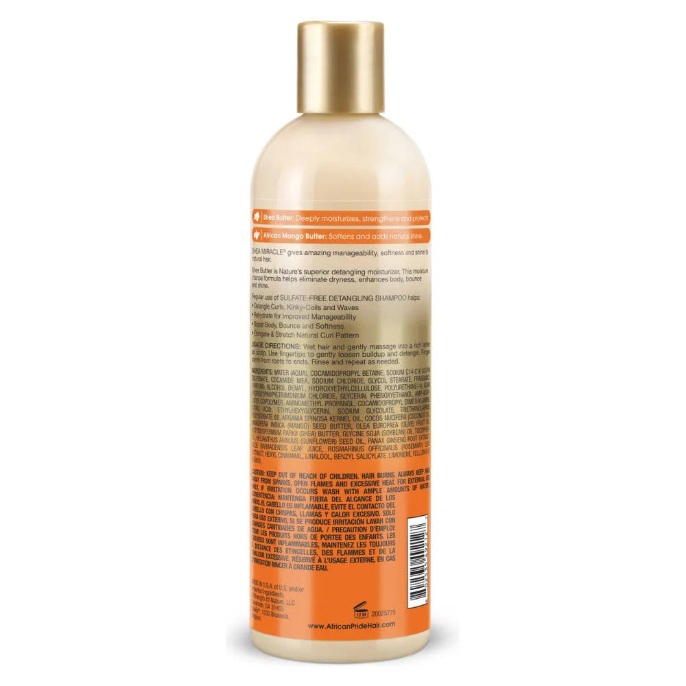 African Pride Shea Butter Miracle Detangling Shampoo
